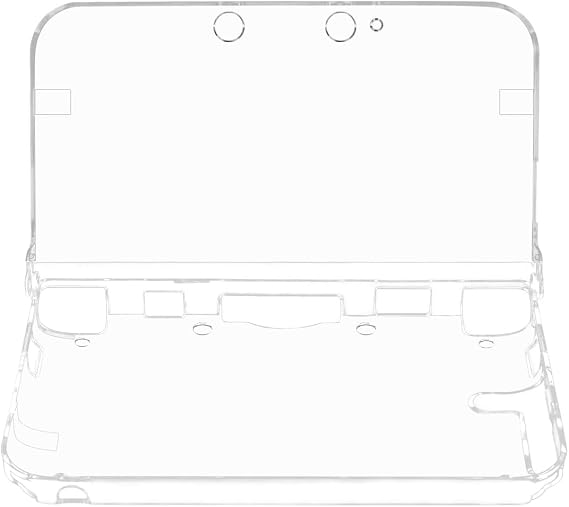 Transparent 3DS Case for Long Time Gaming Protection Clear PC Case for 3DS LL XL Console Anti-Slip Durable and Stylish