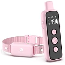 Bousnic Shock Collar for Dogs - Waterproof Rechargeable Dog Electric Training Collar with Remote for Small Medium Large Dogs with Beep, Vibration, Safe Shock Modes 8-120 Lbs