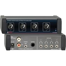 RDL EZ-HDA4B Stereo Headphone Distribution Amplifier