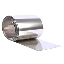 1Meter High-Purity Pure Tin Sn Metal Foil Sheet Strip Plate Thickness 0.02-1.0mm (0.05mm*100mm*1000mm)