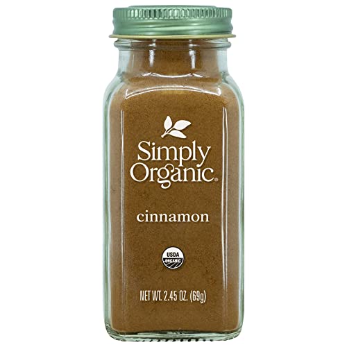 Simply Organic Cinnamon Ground, 2.45-Ounce Container Pack Of 2