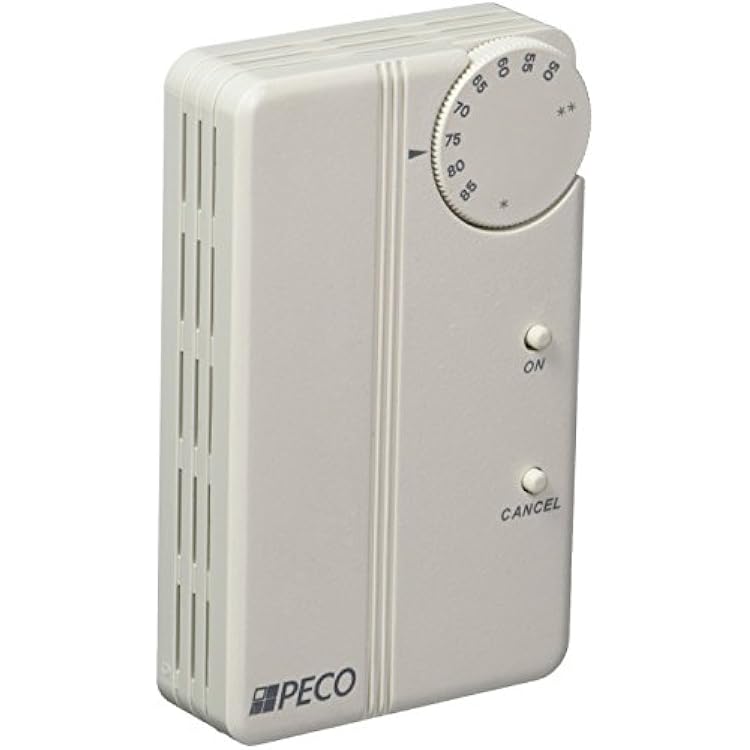 Peco SP155-027 Trane Compatible Zone Sensor, White
