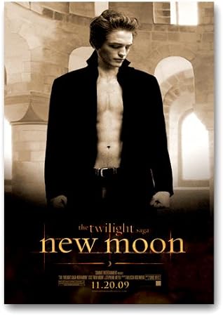 New Moon Poster - Robert Pattinson Chest - Twilight Saga