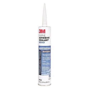 New Marine 5200 Adhesive/Sealant 3m Marine 06502 10 oz. cart. Mahogany