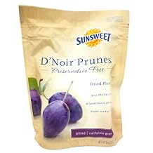 Sunsweet D'Noir Prunes in 8 oz Bag (Case of 12)