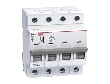 LS Electric BK63H MCB 4P C63A 480Y/277VAC 6kA UL1077