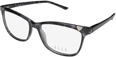 Elle Womens Eyeglasses EL13425 EL13425 GR Grey Full Rim Optical Frame 53mm