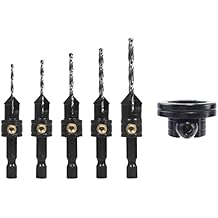 Make it Snappy Tools Quick-Change 5-Pc. Countersink Drill Bit Set with Rotating Depth Stop