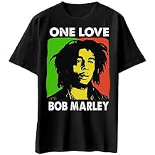 Men's Bob Marley One Love Slim Fit T-Shirt Black