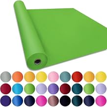 SMART&CASUAL 48" x 2,520" (210') Medium Green Kraft Craft Paper Roll for Gift Wrapping Bulletin Board Bouquet Flower Kids Art Packing Parcel Table Covering 80GSM 55LB (Medium Green, 48" x 210')