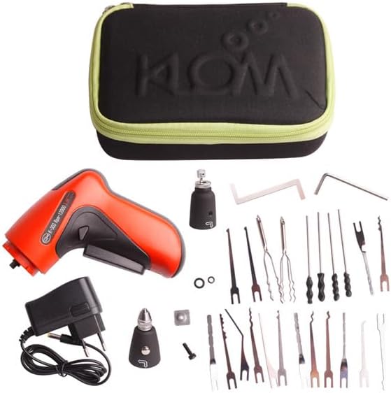 KLOM Electric Pick Gun with Carry Case & Tools