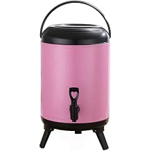 Commercial Hot Water Urn, Stainless Steel Insulated Barrel With Resin Faucet, Beverage Dispenser For Hot Tea/Juice/Milk/Soup/Coffee (Size : 8L)
