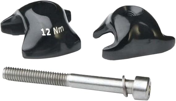 Ritchey WCS 1-Bolt Seatpost Clamp Adaptors | Ritchey Alloy 1-Bolt Seatpost Clamp Kit - WCS, 7x9.6mm, Black