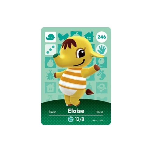 Eloise - Nintendo Animal Crossing Happy Home Designer Amiibo Card - 246