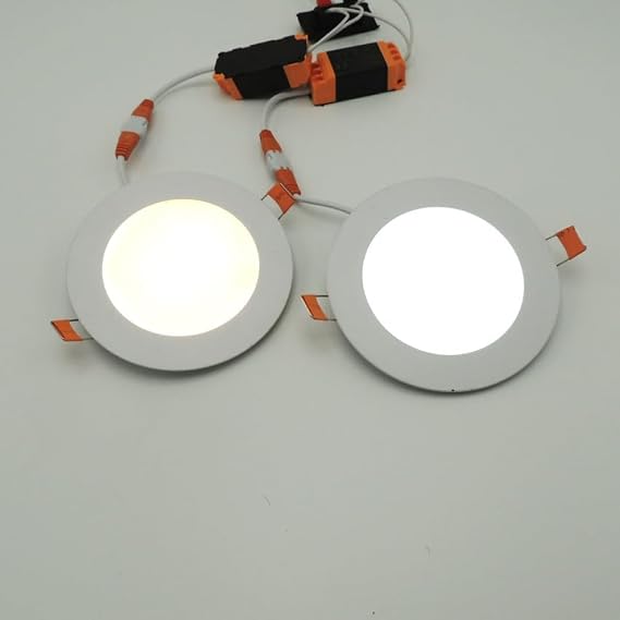 LED Spot Tavan Lambası, 6W, Gömme Montaj, Beyaz 2li paket [Enerji Sınıfı A]