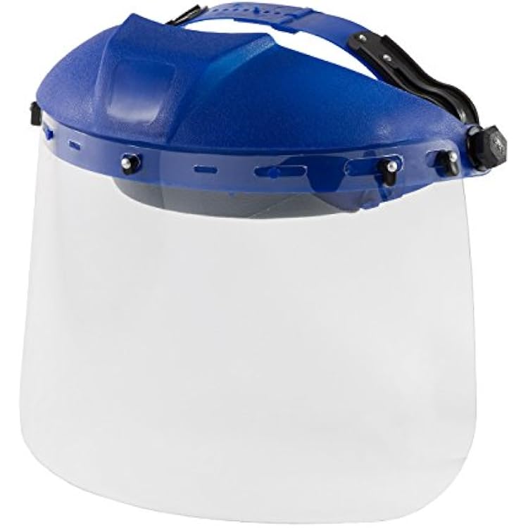 Bouton Optical 251-01-5211 PETG Polyethylene Terephthalate Glycol Safety Visor Face Shield - Universal Fit