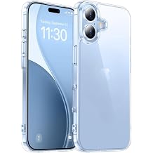 [SARARMAZ] iPhone 17 ile uyumlu Crystal Clear Mika Darbe Emici Şeffaf Kılıf (Şeffaf Mika Sararmaz, iPhone 17)