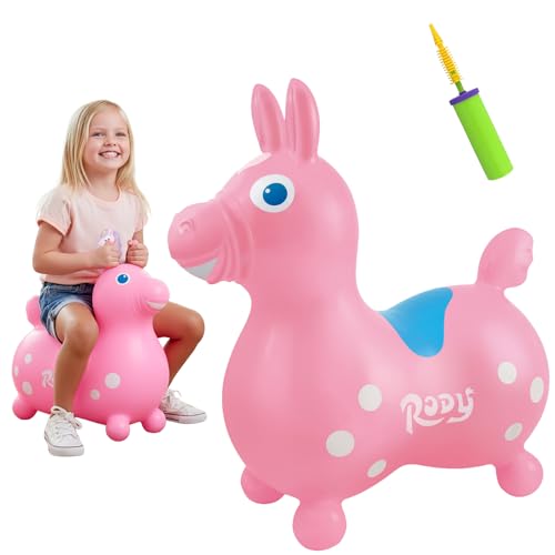 GYMNIC Pastel Pink Rody Horse | Made in Italy