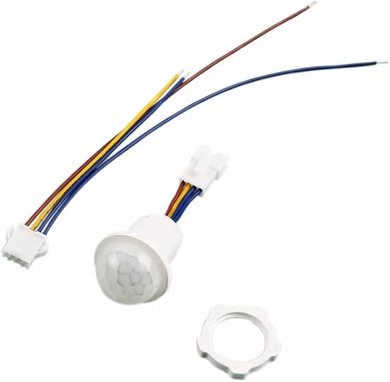 220V PIR Motion Sensor 25cm Wired Led Lamp Ceiling Light Staircase Automatic Luminaire Projector Hallway Parking Cabinet Lighting Day and Night