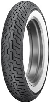 Dunlop D402 Front Motorcycle Tire MT90B-16 (72H) Wide White Wall Compatible With Harley-Davidson Softail Heritage Classic 107 FLHC 2018