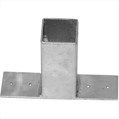 Square Tube Fittings - 1 Way with Plate
