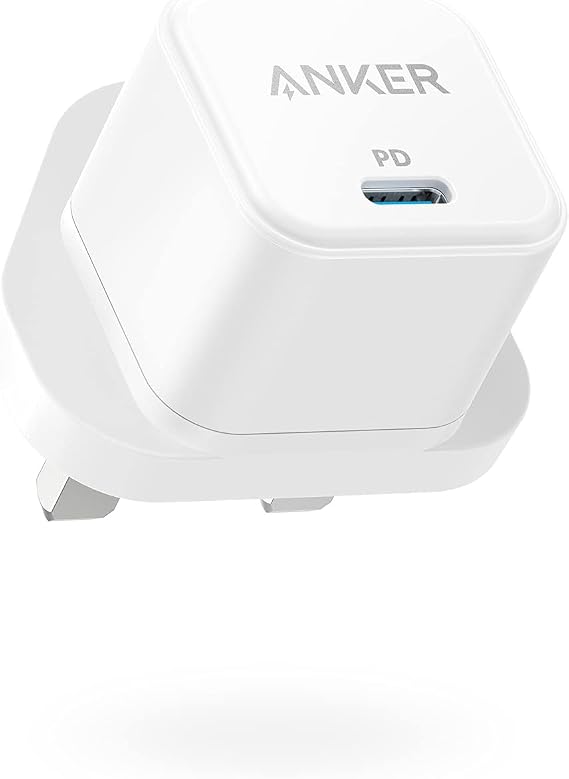 Anker 20W USB C Plug, Fast Charging PowerPort III Cube Charger | Compatible with iPhone 17/16/16 Plus/16 Pro/16 Pro Max, 15/14/13/12 Series, Galaxy, iPad (Cable Not Included)