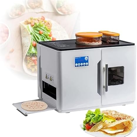 Automatic Roti Maker, Electric Chapati and Tortilla Maker, Makes 20 Flatbreads at Once, Ideal for Rotis, Naan, Pancakes, and Pita