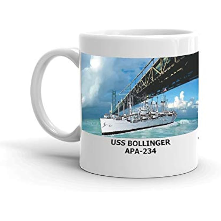 Navy Emporium USS Bollinger APA-234 Coffee Cup Mug - 11OZ