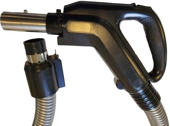 Universal Central Vacuum 30 ft High-Voltage Hose with Direct Connect Plug, ON-Off Switch Control at The Handle-Compatible with Most Inlets - Crushproof (30. Ft. Direct Connect)