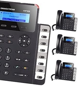 Grandstream GXP1628 Bundle of 4 Gigabit IPphone 2 Lines PoE LCD display HD Audio
