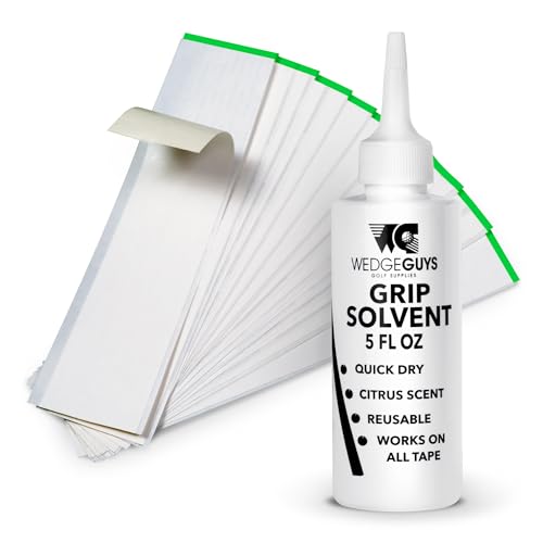 Wedge Guys Professional Golf Grip Tape 2 x 10 Solvent Activated Double Sided Adhesive Strips for Regripping Golf Clubs