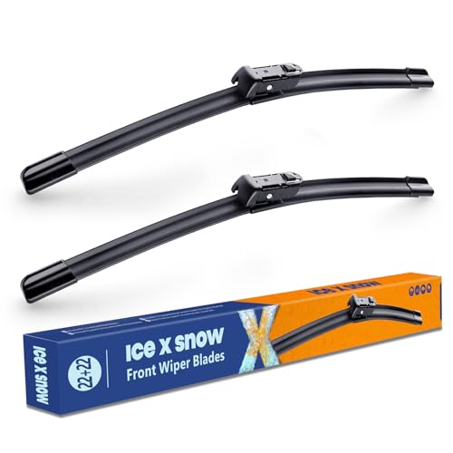 2222 Wiper Blades Replacement for Chevy SilveradoGMC Sierra 2014 2015 2016 2017 2018 Set of 2 Quiet and Durable Stable All-Season Windshield Wiper Blades