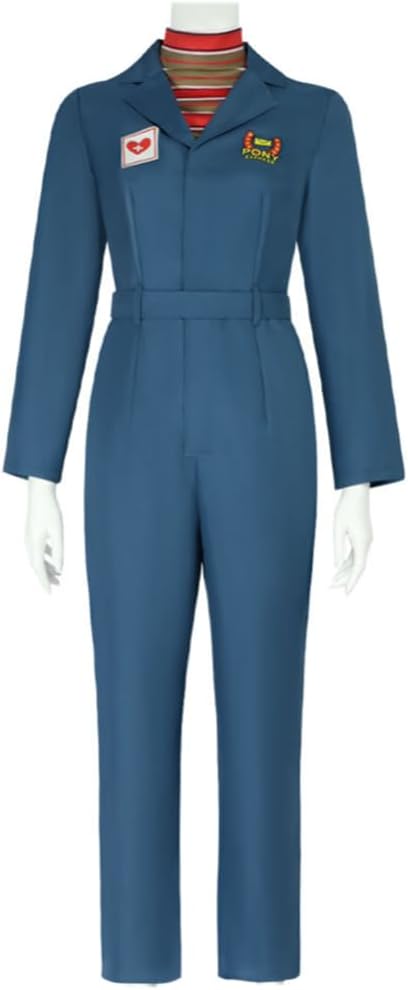 Horror Game Mouth Cosplay Washing Anya Jumpsuit Costume Women Halloween Uniform Full Sets