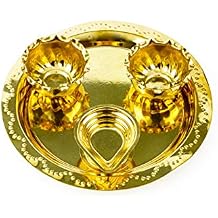 Spillbox Traditional Brass Puja | Pooja Thali | Arati | Arathi | Arthi | Arti | Arathi | Bartan Thambulam Plate