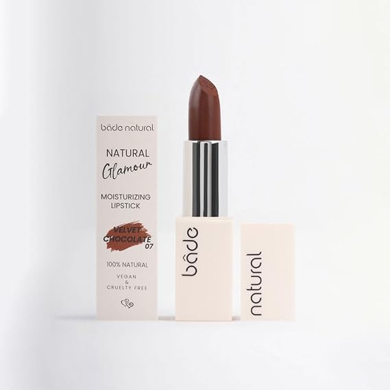Bade Natural Moisturizing Lipstick Velvet Chocolate 07 100% Natural