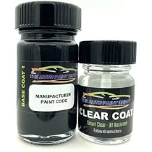 Auto Paint Depot Touch Up Paint for Mitsubishi Lancer EVO,Lancer Evolution-Phantom Black Pearl U02 (All Years, All Models) One Ounce with Clear Coat