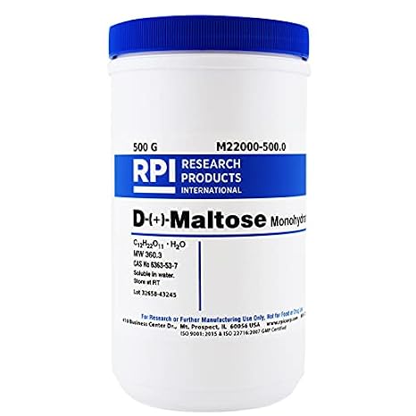 D--Maltose Monohydrate, 500 Grams