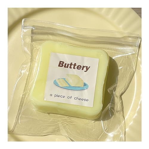 Taba Squishy ,Stress Ball, Kawaii Squishies Silica Toys, Stress Relieving Fur Ball OPP Packaging Gifts| Squishy Fidget Toys for Anxiety & Relaxation | Perfect Desk Accessory for Adults Butter