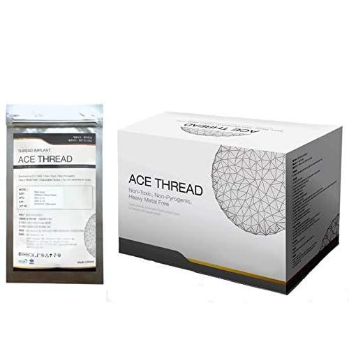 ACE PDO thread lift KOREA facewhole body - 360R Bidirection Cog TypeW-type Blunt 12pcs 19G60115
