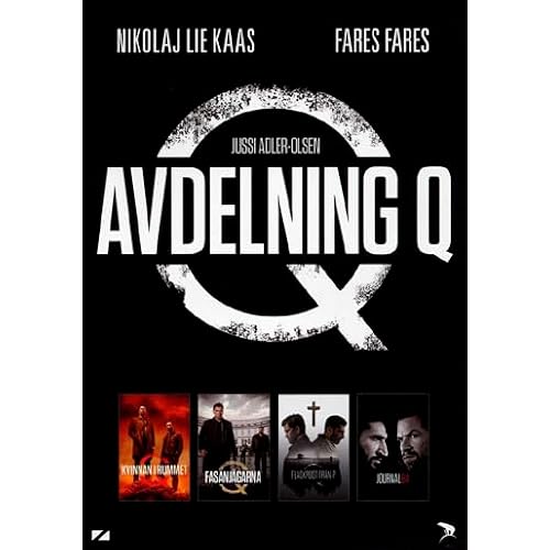 Department Q - 4-DVD Collection Set ( Kvinden i buret / Fasandrberne / Flaskepost fra P / Journal 64 ) ( The Keeper of Lost Causes / The Absent One / A [ NON-USA FORMAT, PAL, Reg.2 Import - Denm