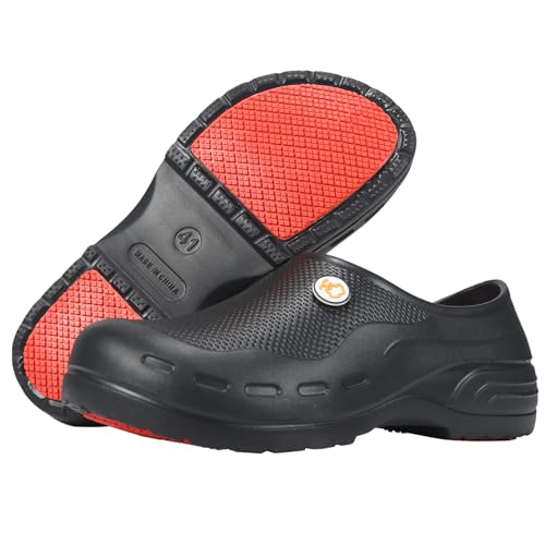 Unisex Chef Shoes Professional Oil Water Resistant Slip Resistant Work Shoes Comfortable Nursing Nurse Shoes for Chefs, Nurses, Gardeners, Factory Workers Zapatos de Trabajo para Hombres