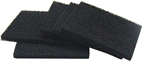 Solder Extractor Filter Activated Carbon Filter Replacement - FEITA Smoke Fume Absorber Filter for Hakko/Xytronic/Aoyue Smoke Absorber 5 1/8" x 5 1/8" x 3/8 - 5Pcs/Pack