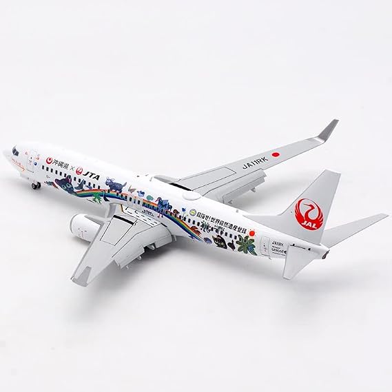 JC Wings 1/200 Complete JTA For Boeing B737-800 JA11RK Flaps Down DIECAST Aircraft Pre-built Model Diecast Model Aircraft