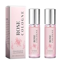Rose Perfume Oil, Rose Oil Design Perfume for Women, Pure Romance Enhanced Roll On Perfumes for Women, Natural Rose Fragrance, Long Lasting Perfume (2PC)