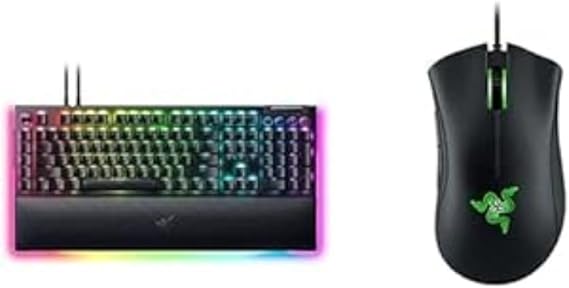 Razer BlackWidow V4 Pro (Green Switch) - UK Layout + PBT Keycap Upgrade Set - Classic Black - US/UK