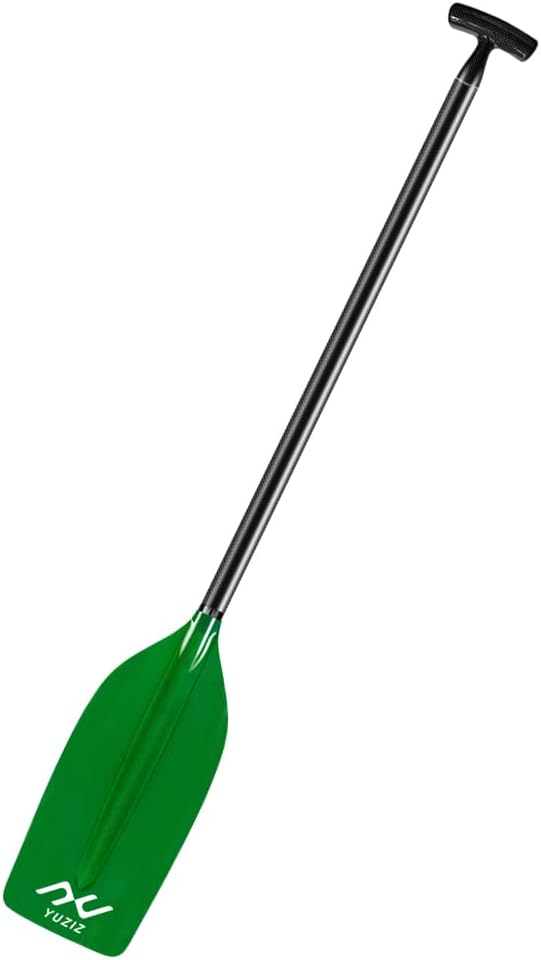 Whitewater Rafting Paddles Carbon T-Handle Shaft Glass Fiber Scooped Blade