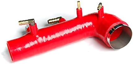Rev9(SH-002-RED_2) Silicone Turbo Inlet Hose(Red), Smoother Air Flow, Performance Improvement, compatible with Subaru WRX STI 2015+UP