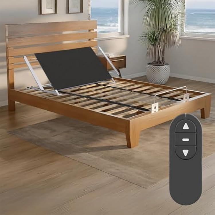 Boyd Sleep Twin XL Adjustable Bed Kit Turn Your Mattress & Frame Into Heads-Up Adjustable Base with Powerful Motor, Wireless Remote, Head Incline, Easy Assembly, Zero Clearance Design