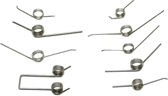 Small Spring,Torsional Spring,T Spring,4pcs/lot 0.8/0.9/1.2mm Spring Steel Wire Torsion Spring 125/145/160/180 Degree Spring Garbage can Spring Accessories(1.0*8*130)