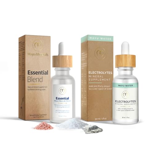 MAYU, Trace Minerals 1 btl  Electrolyte Drops 1 BLT Sampler Kit, 70 Balanced Trace Minerals wMagnesium, Potassium, Concentrated Electrolyte, 494 ElectrolytesServing wMagnesium
